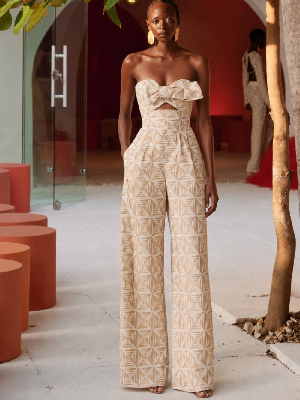 Johanna Ortiz Javari Jaquard Jumpsuit - Picture 2 of 14